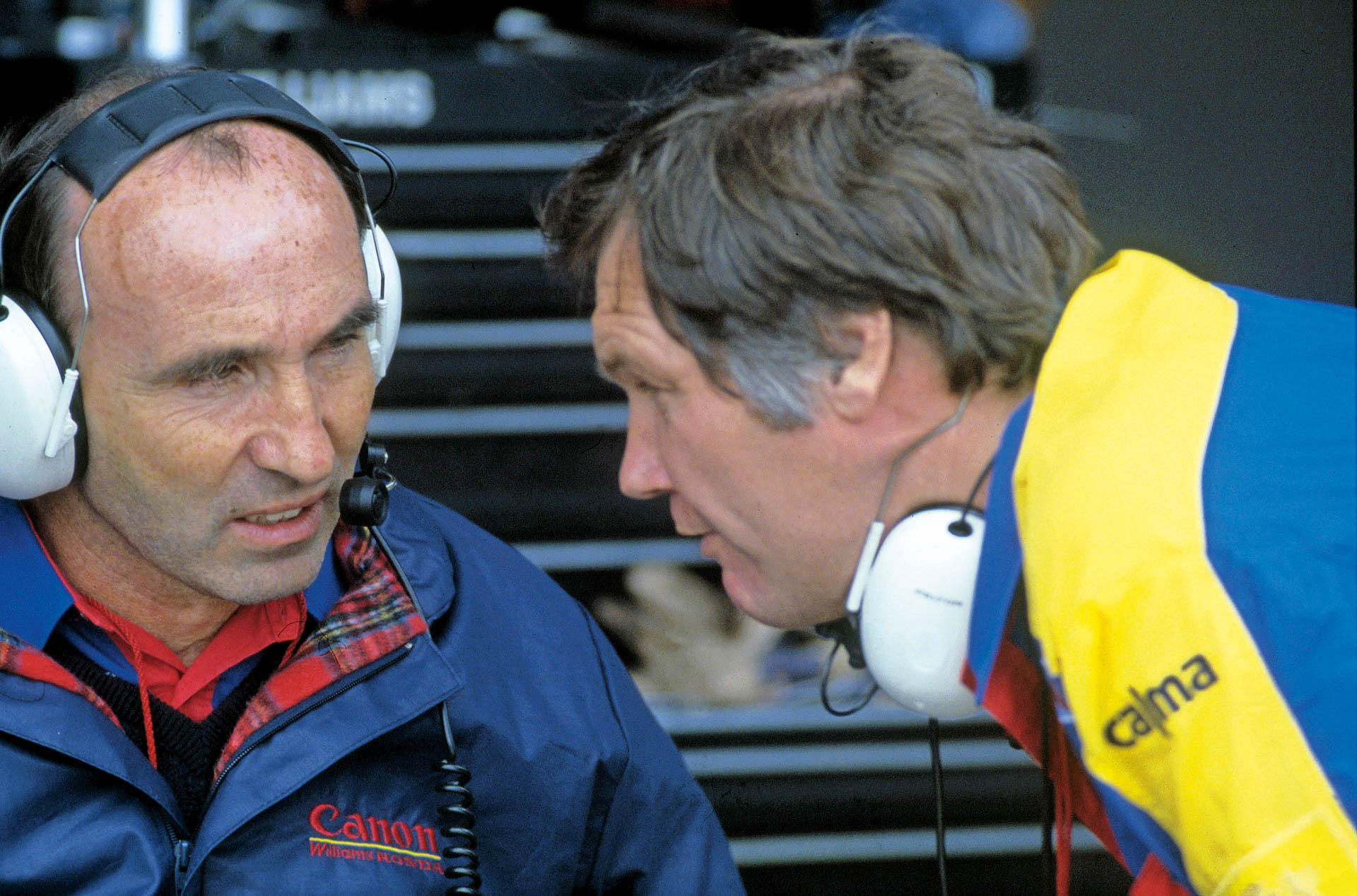 Frank Williams (a sinistra) e Patrick Head