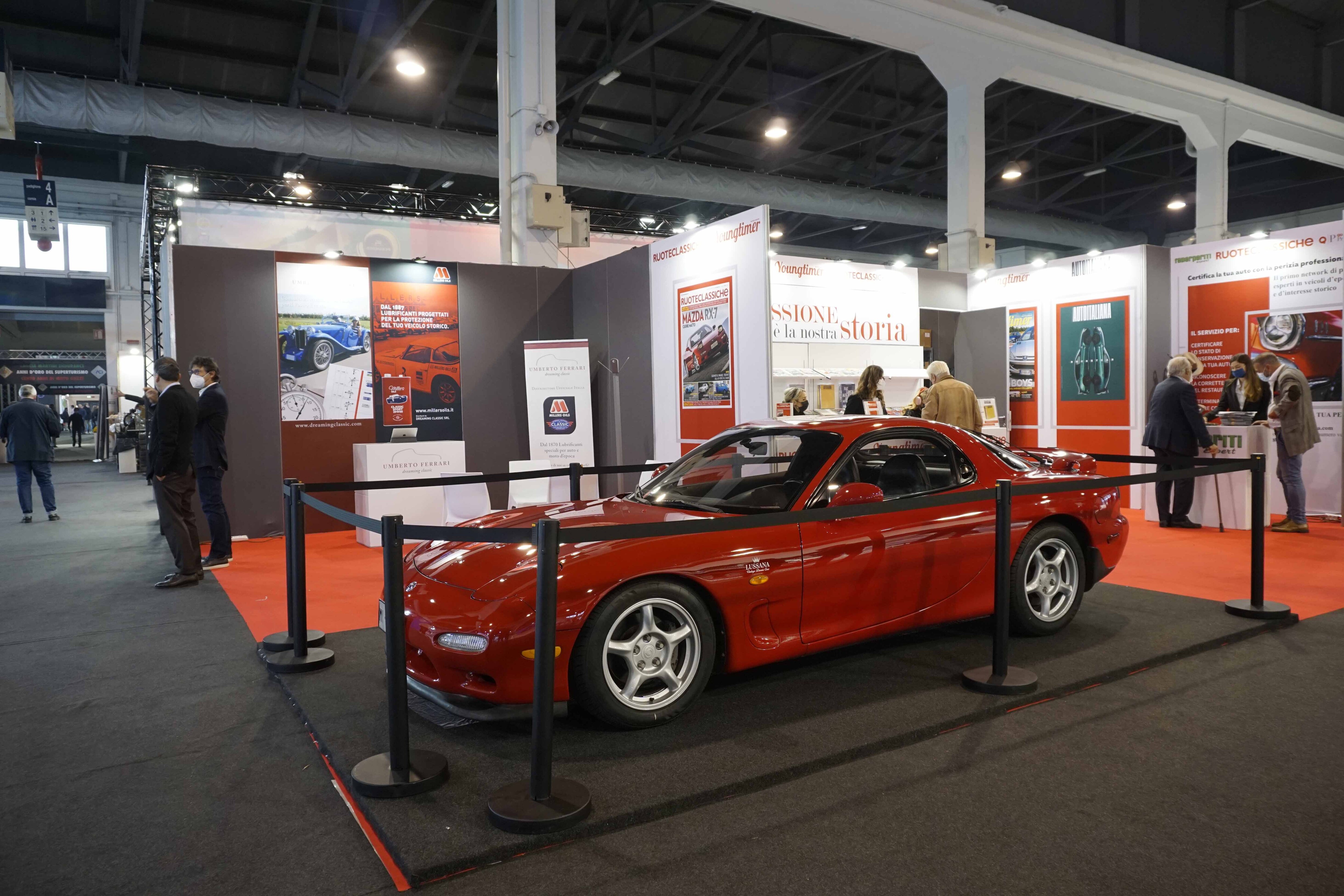 Lo stand di Ruoteclassiche al Padiglione 3 della Fiera di Padova