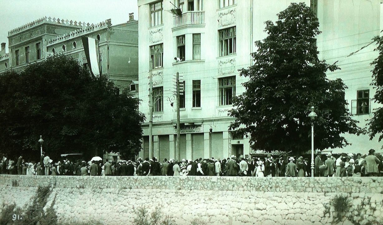 Sarajevo, il lungofiume Appel teatro dell'attentato.