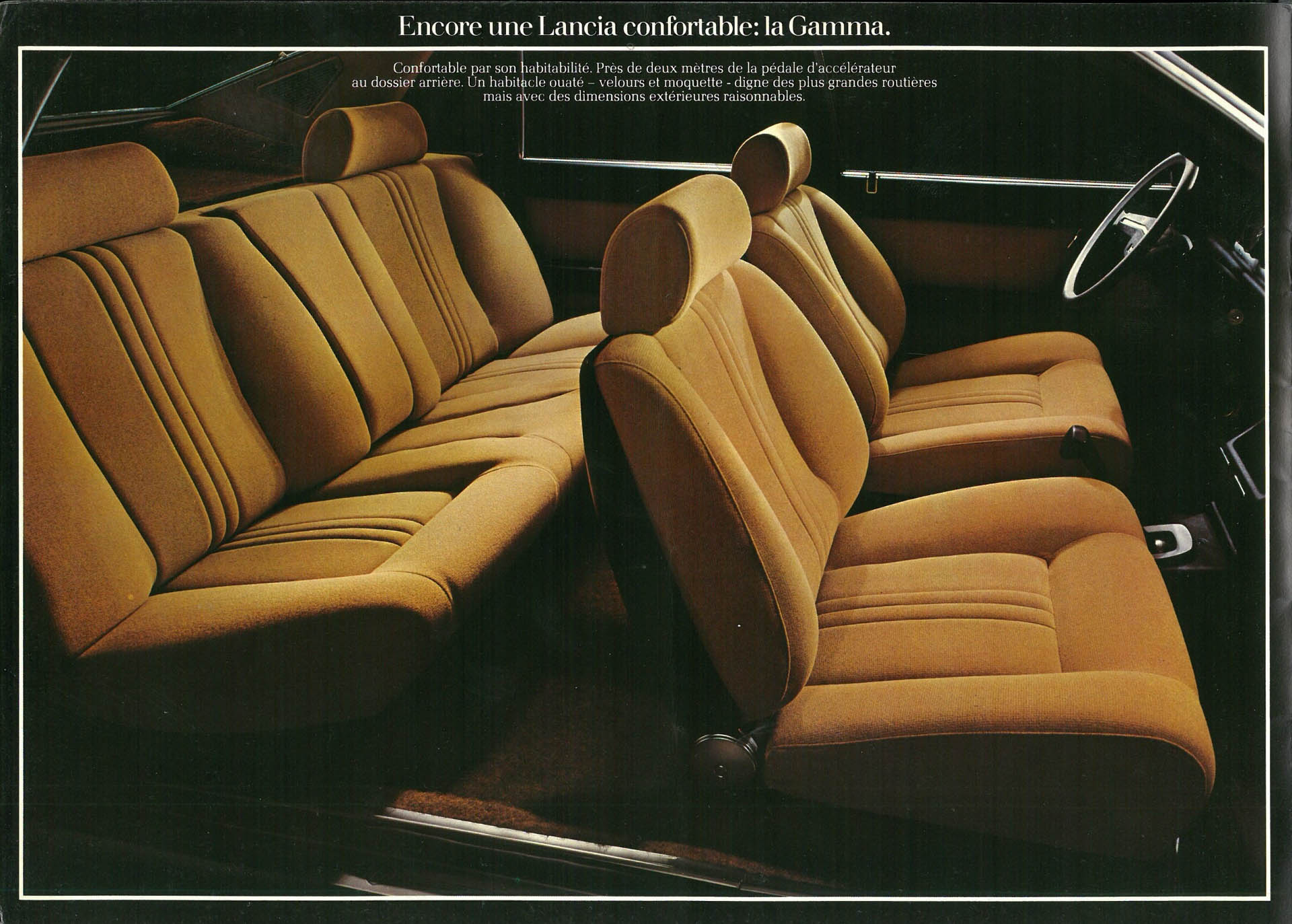 Lancia Gamma, depliant  francese (1977)