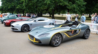 Party londinese per l'Aston Martin