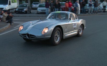 Mille Miglia, breve pausa a San Marino