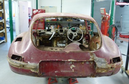 Ritrovata (in condizioni disperate) la Jaguar E Type n. 15