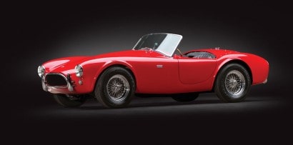 Super collezione all'asta in Texas, c'è anche una Cobra