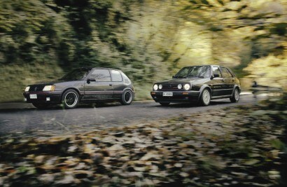 Peugeot 205 1.9 GTI Gutmann contro VW Golf GTI G60