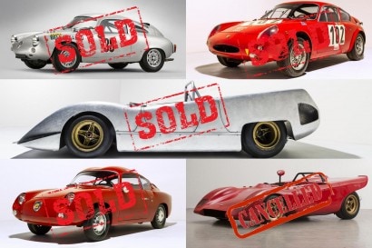 Bonhams: disperse altre quattro Fiat-Abarth ex Maranello Rosso