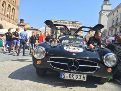 Mille Miglia: il via da Brescia, al ritmo di 3 auto al minuto