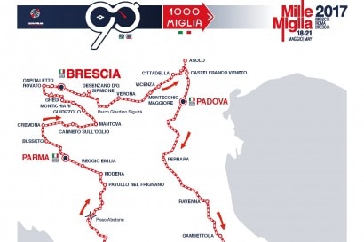 Mille Miglia, pronti-via! Tutti gli orari dei passaggi