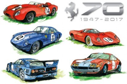 Chantilly Arts & Elegance 2017: in mostra 24 Ferrari ex-Le Mans