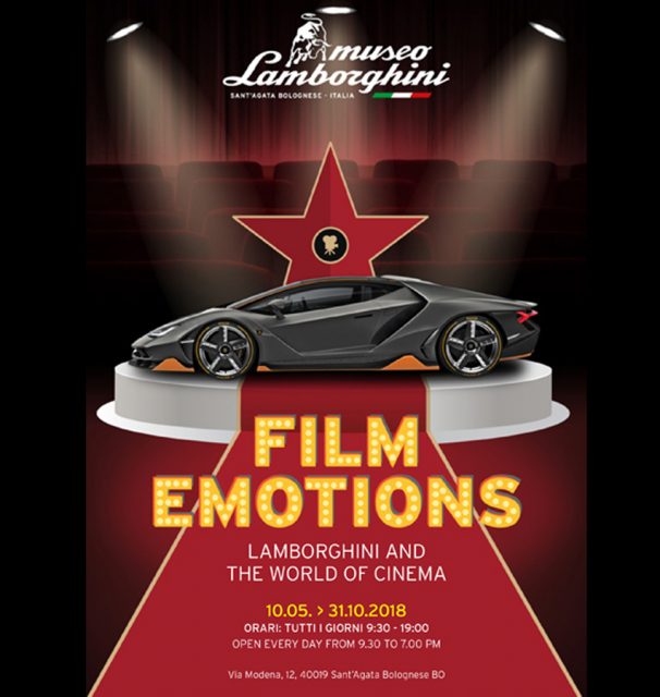 Museo Lamborghini, in mostra le supercar dei film