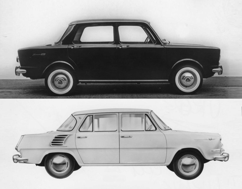 Simca 1000 e Škoda 1000 MB, ultime compatte europee a motore posteriore