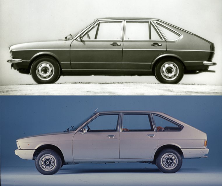 VW Passat e Simca 1307, fastback gemelle