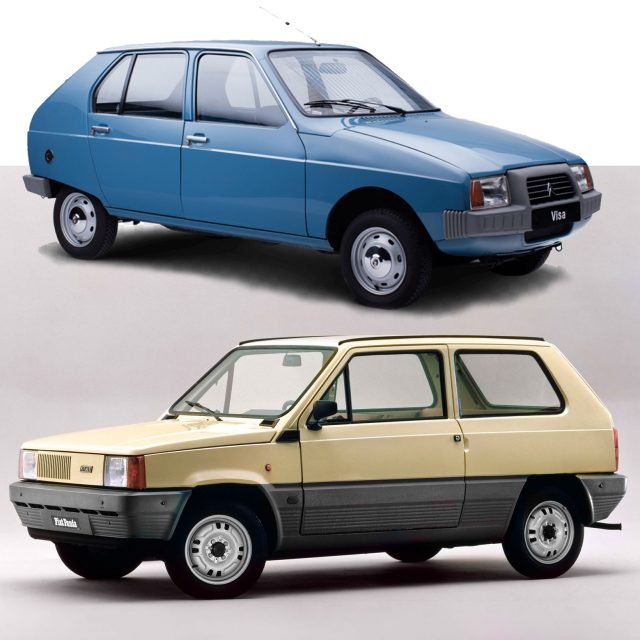 Citroën Visa e Fiat Panda, tanto diverse quanto uguali