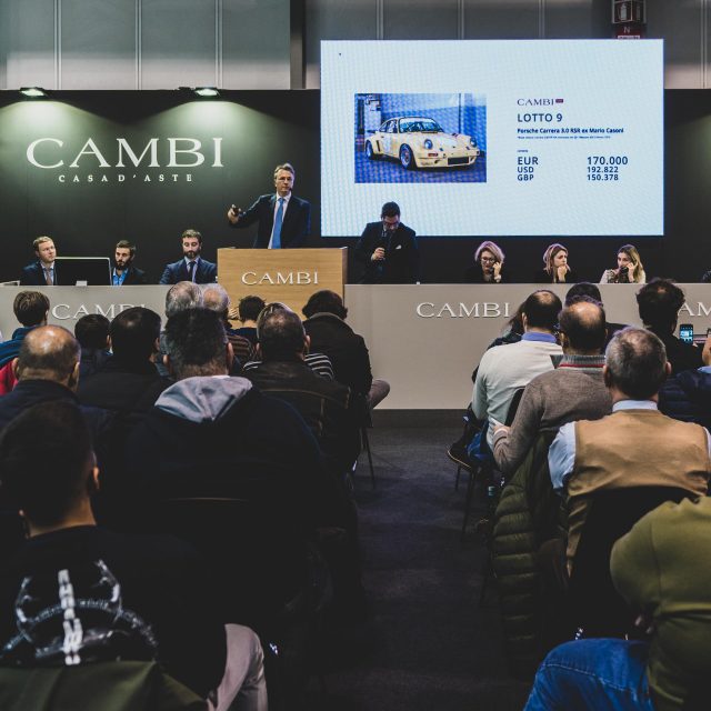 Cambi: asta di nicchia a Milano AutoClassica