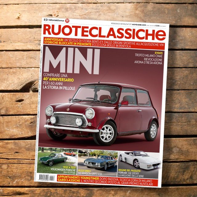 Ferrari (e Mini) su Ruoteclassiche di novembre
