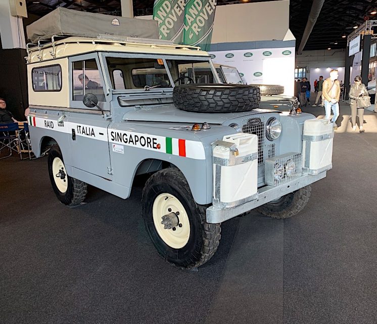 Lo stand Land Rover alla Fiera di Padova