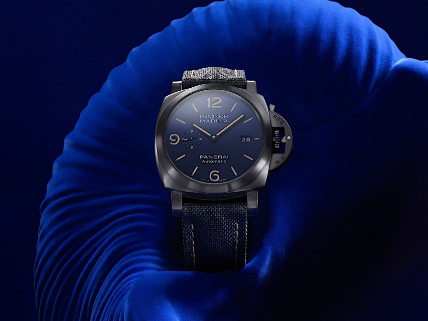 Panerai Luminor Marina Titanio/DLC Bucherer Blue Edition 44 mm