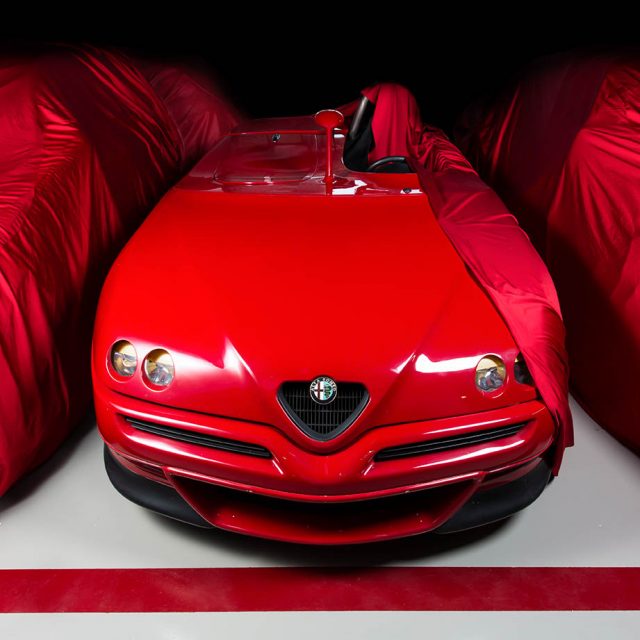 Backstage: una mostra firmata Alfa Romeo.