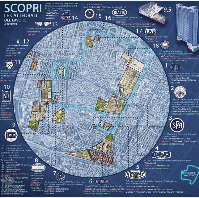 Torino Automotive Heritage: ASI presenta la prima mappa per scoprire gli antichi siti industriali