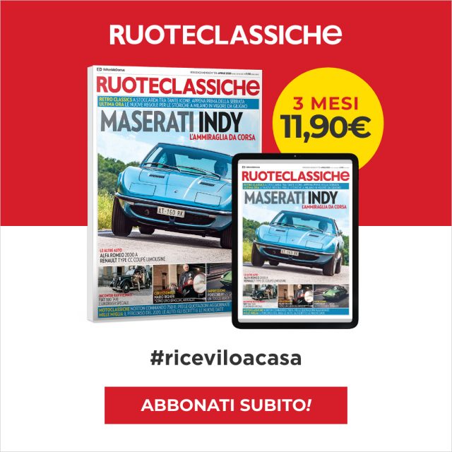 #riceviloacasa, come sfogliare Ruoteclassiche senza uscire di casa