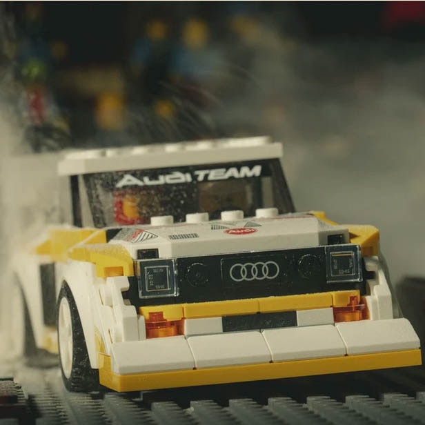 Le Audi Quattro corrono con i LEGO