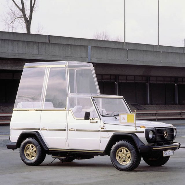 Mercedes-Benz Classe G, in missione per il Papa