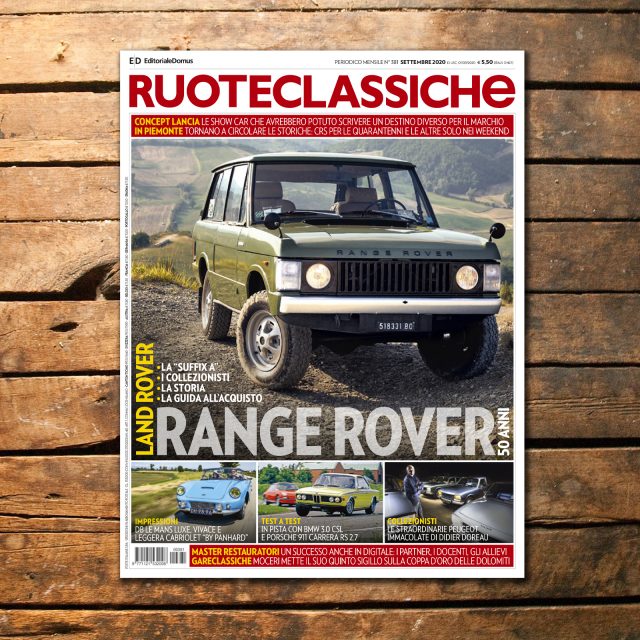 Ruoteclassiche di settembre; storia di una fascinosa cinquantenne, cittadina del mondo