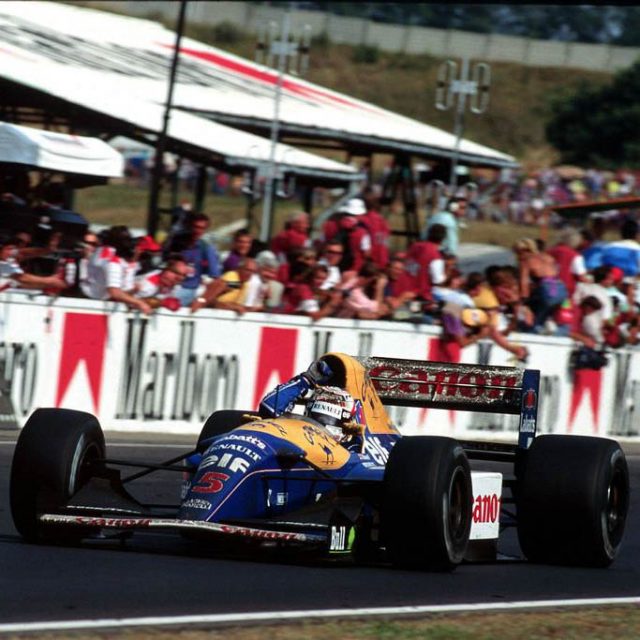 Vettel compra la Williams FW14B di Nigel Mansell
