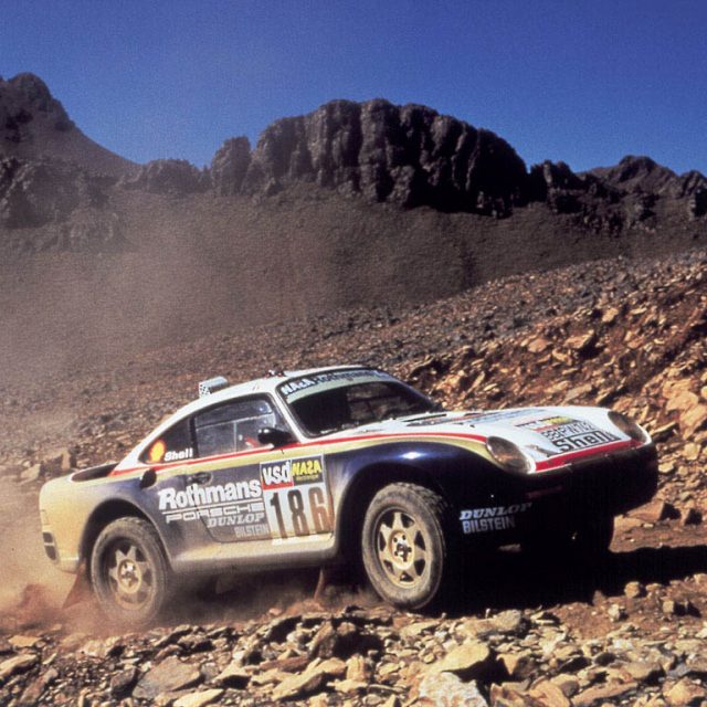 Porsche 959, la supercar che vinse a Dakar