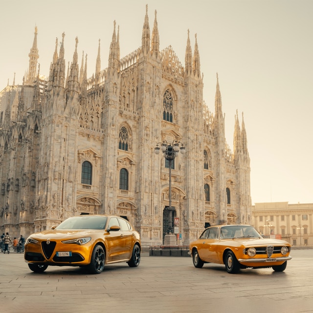 Alfa Romeo Stelvio GT Junior: ocra is the new black