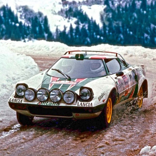 La Lancia Stratos accompagna Tavares al Montecarlo Historique 2022