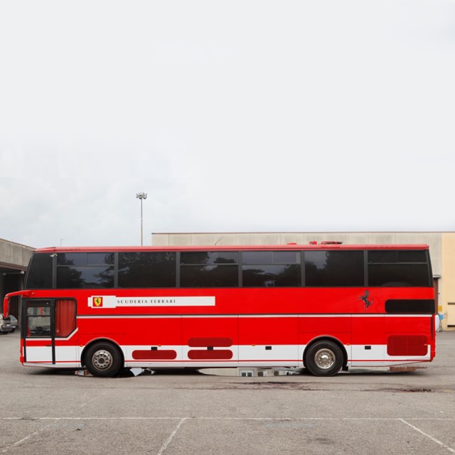 In vendita il motorhome della Scuderia Ferrari