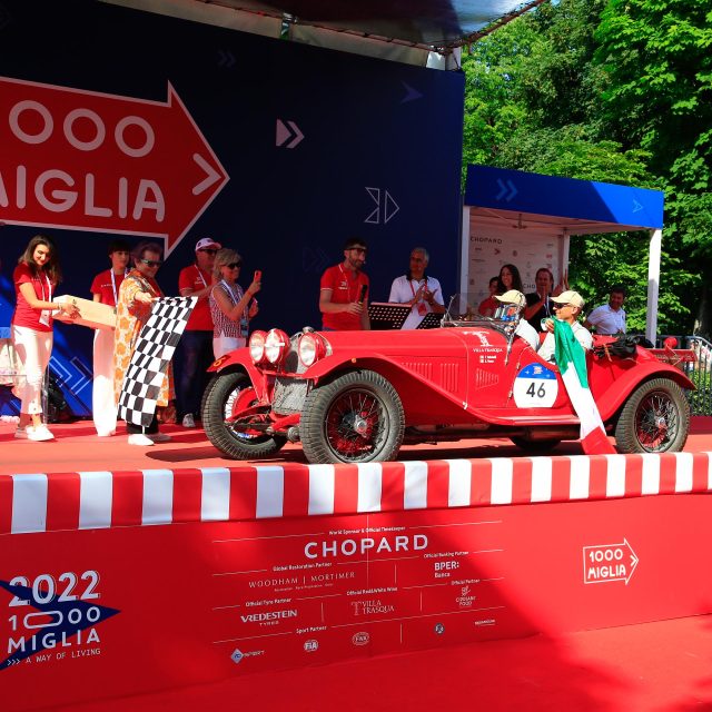 1000 Miglia 2022: la quarantesima Freccia Rossa ad Andrea Vesco e Fabio Salvinelli