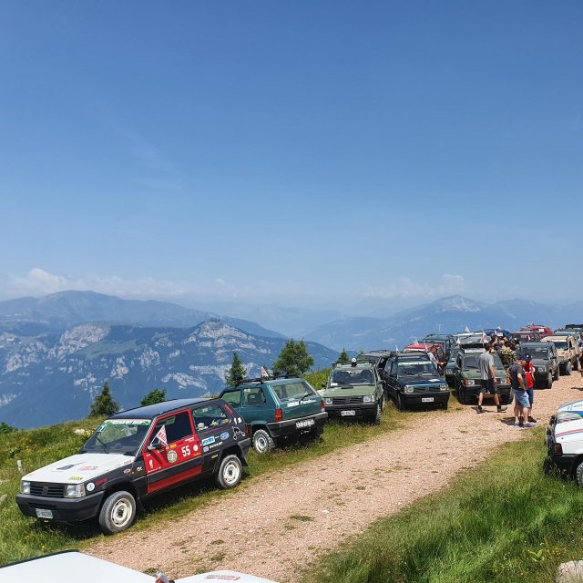 Panda 4x4 in raid nel parco della Lessinia