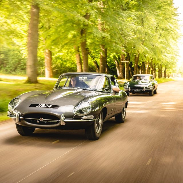 Tour Coventry-Ginevra: le Jaguar E-Type come nel 1961