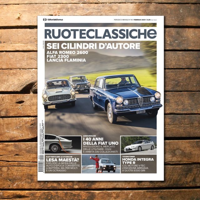 Sei cilindri anni 60 su Ruoteclassiche di febbraio