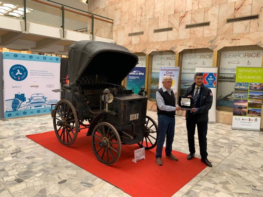 Panhard et Levassor, una delle auto più antiche in mostra a Novara