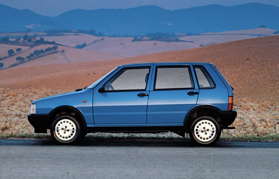 A Vigevano raduno-show per i 40 anni della Fiat Uno