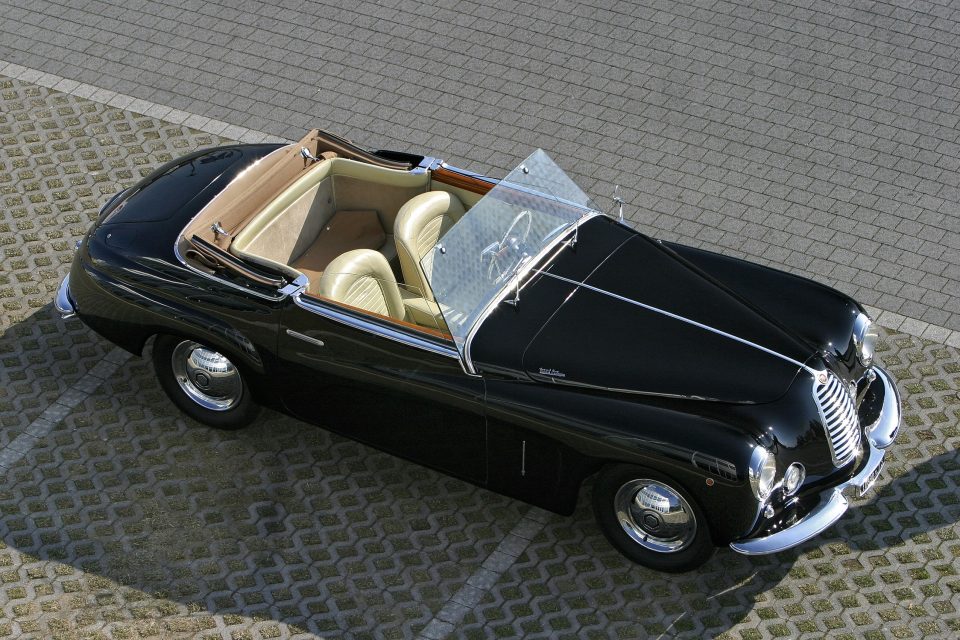 Il Museo Nicolis al GP di F1 di Monza con una Fiat 1100E Vistotal del 1950