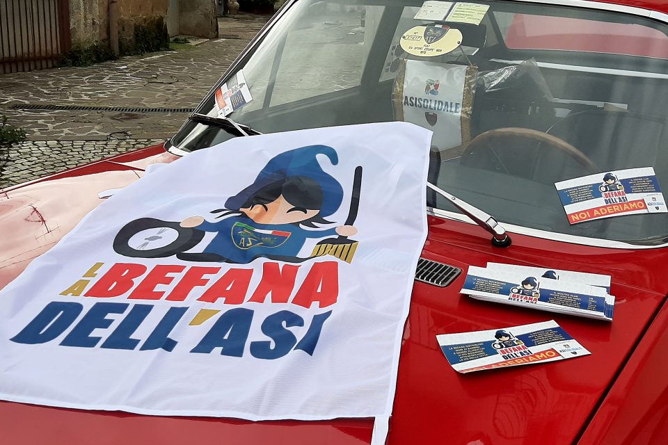 Befana dell'Asi, auto storiche e solidarietà