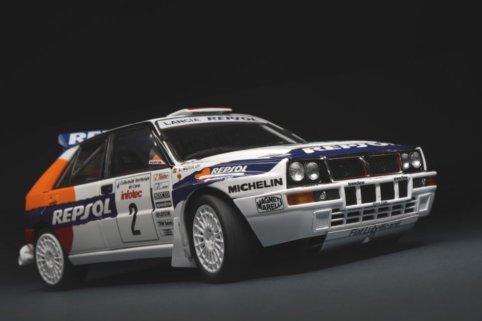 Modellismo: la Lancia Delta di Carlos Sainz al Tour de Corse 1993