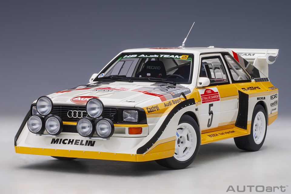 Audi Quattro Sport S1 E2 vincitrice al Sanremo 1985