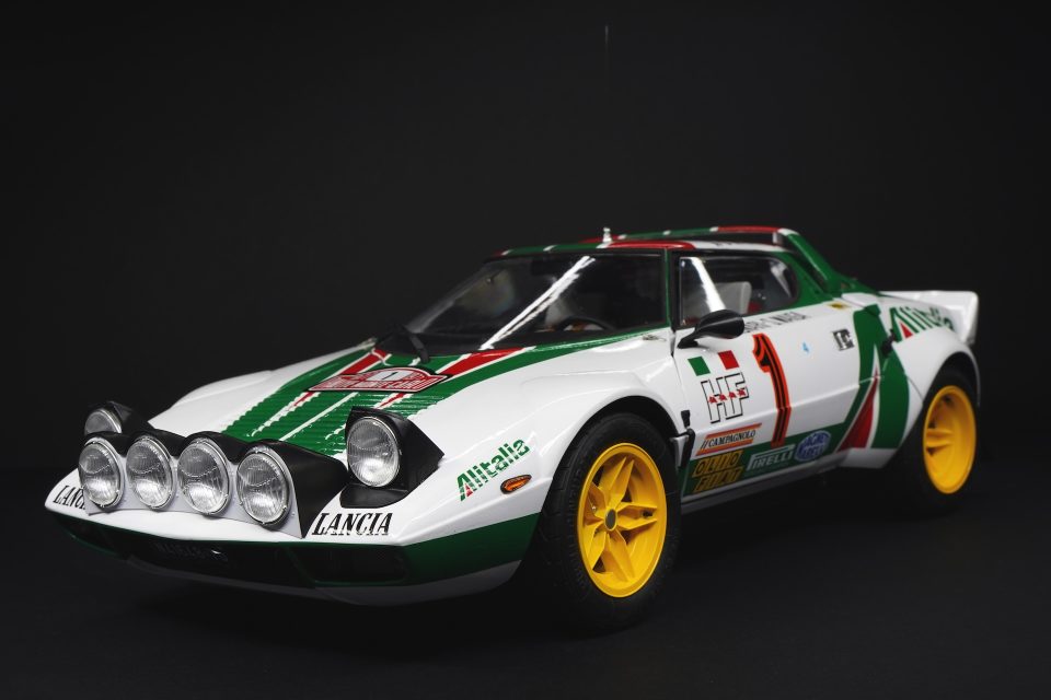 La Lancia Stratos Alitalia in scala 1:12