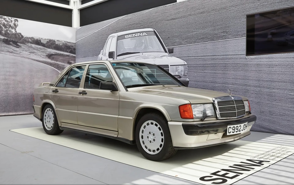 All’asta la Mercedes 190E 2.3-16 di Senna