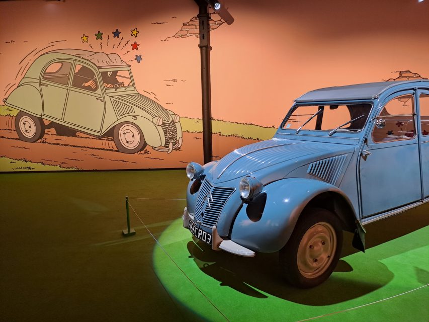 En voiture con Tintin