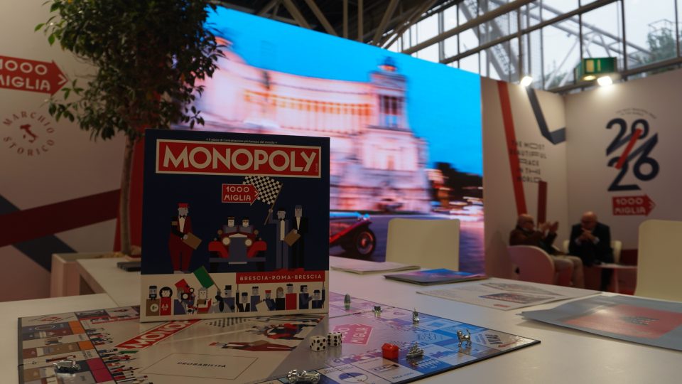 La 1000 Miglia arriva sul tavolo da gioco con Monopoly