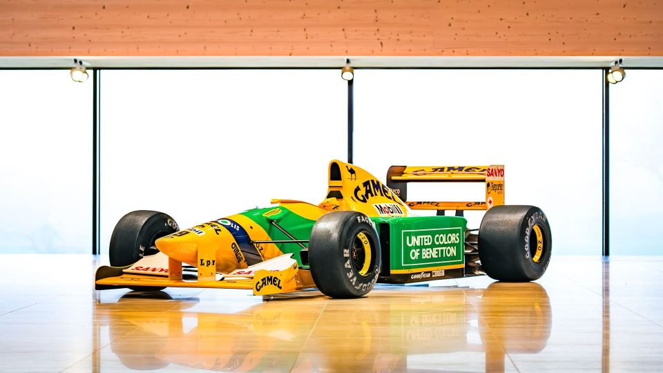 All'asta la Benetton 192A di Schumacher