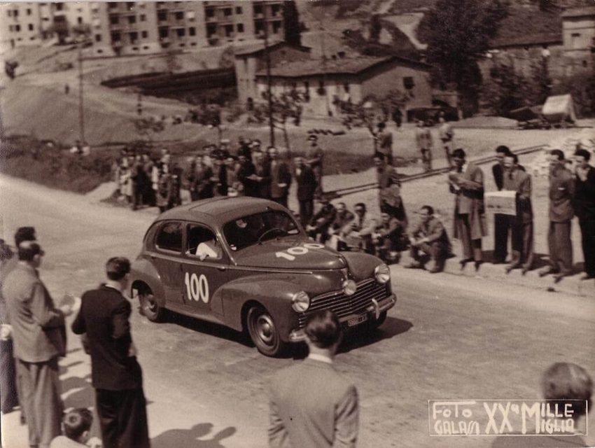 L'impresa di Munaron alla Mille Miglia del 1953