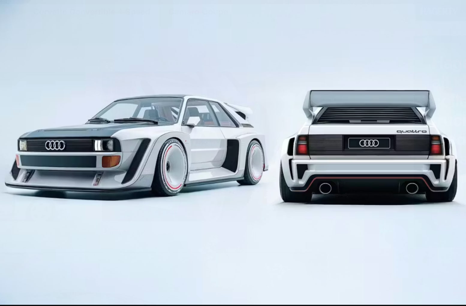 Restomod Audi quattro, con il motore della RS4