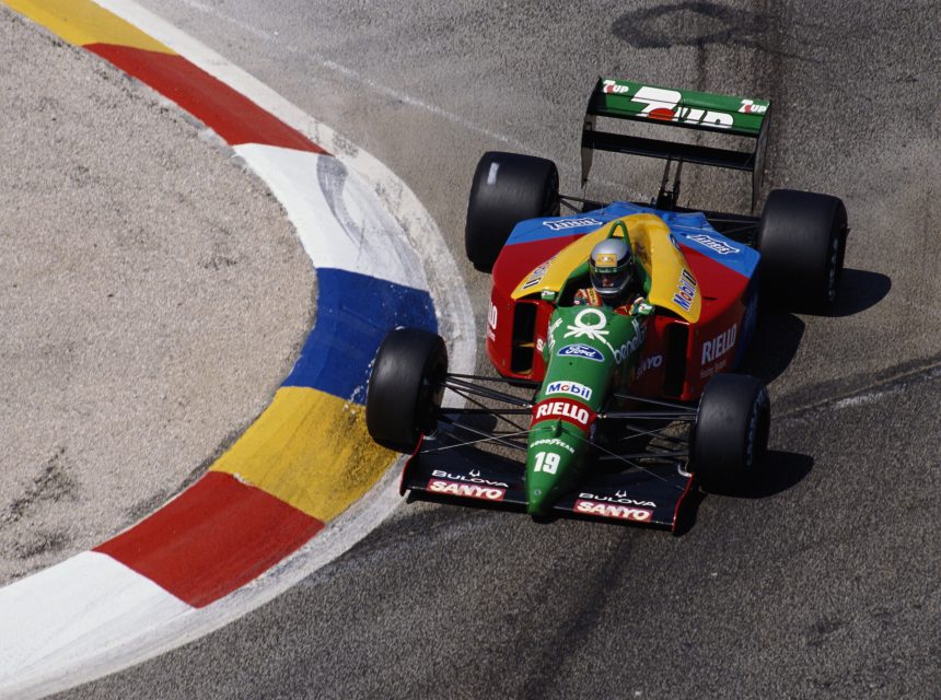 Benetton, la scuderia di Formula 1 più colorata
